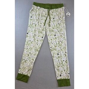 New Bamboo Olive You Pajama Jogger Pants Sleepwear Botanical Print Lounge XXL